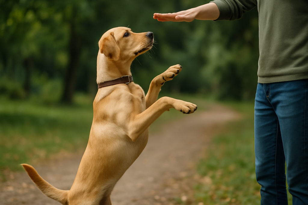 How to Stop a Dog from Jumping on People